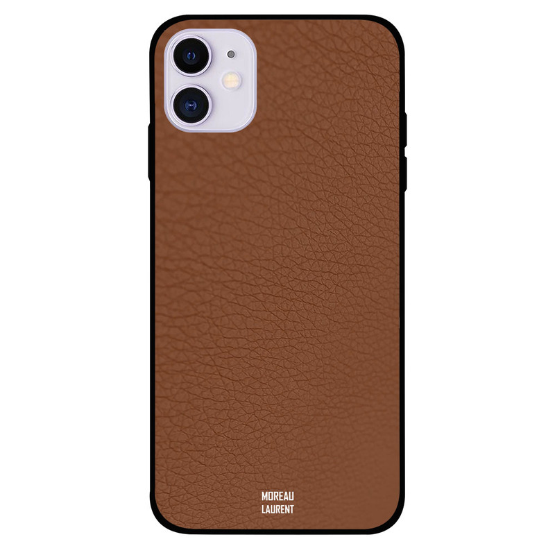 

Moreau Laurent Apple iPhone 11 Mobile Phone Back Cover, Brown Leather