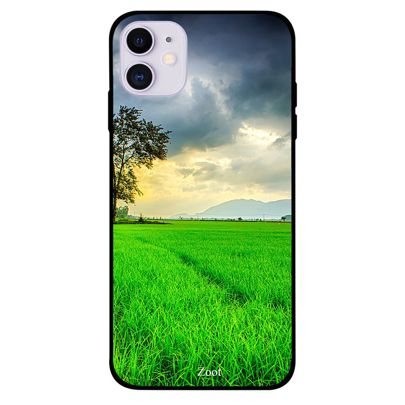 

Zoot Apple iPhone 11 Mobile Phone Back Cover, Garden Clouds