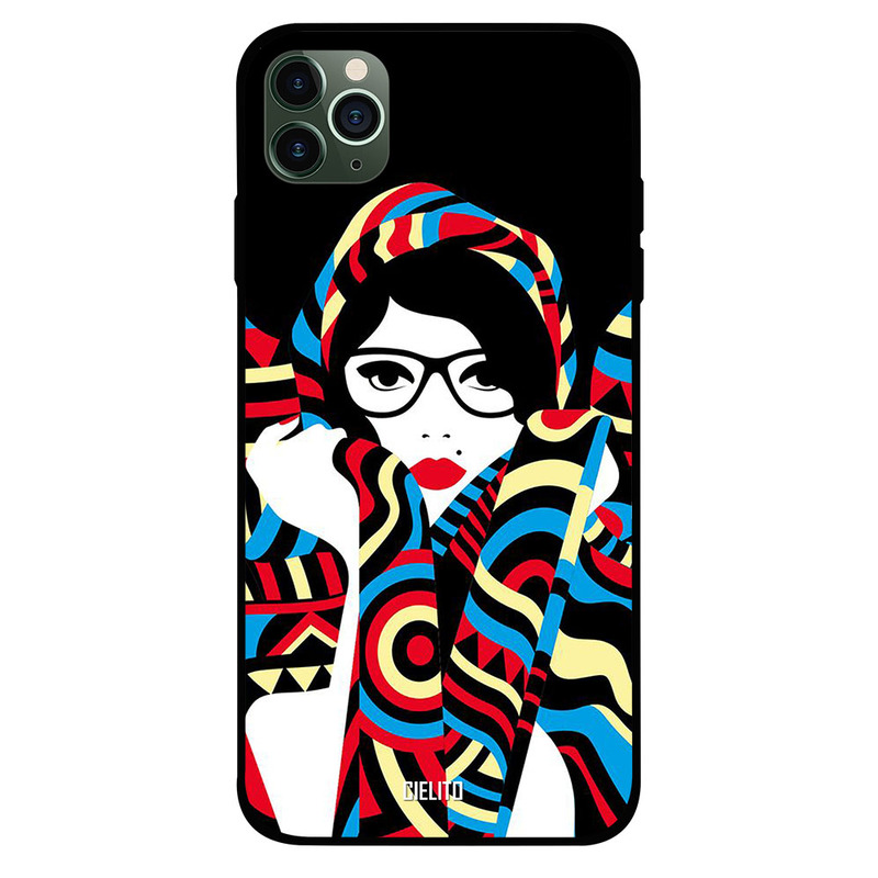 

Cielito Apple iPhone 11 Pro Mobile Phone Back Cover, Colorful Vector Girl
