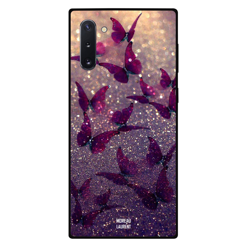 

Moreau Laurent Samsung Note 10 Mobile Phone Back Cover, Glitter Butterflies