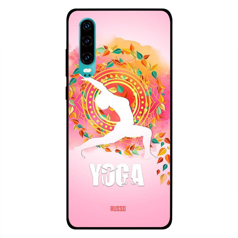 

Russo Huawei P30 Mobile Phone Back Cover, Yoga Art