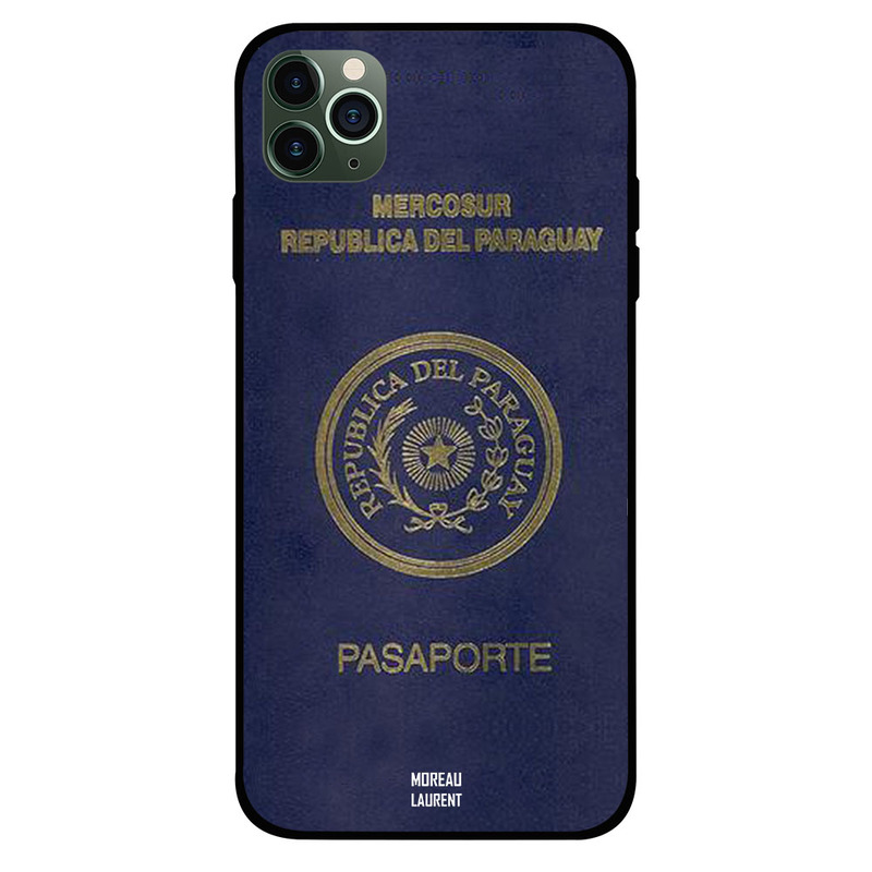 

Moreau Laurent Apple iPhone 11 Pro Mobile Phone Back Cover, Paraguy Passport