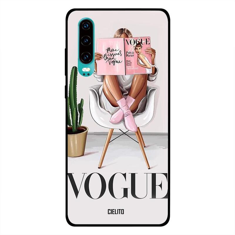 

Cielito Huawei P30 Mobile Phone Back Cover, Vogue Art