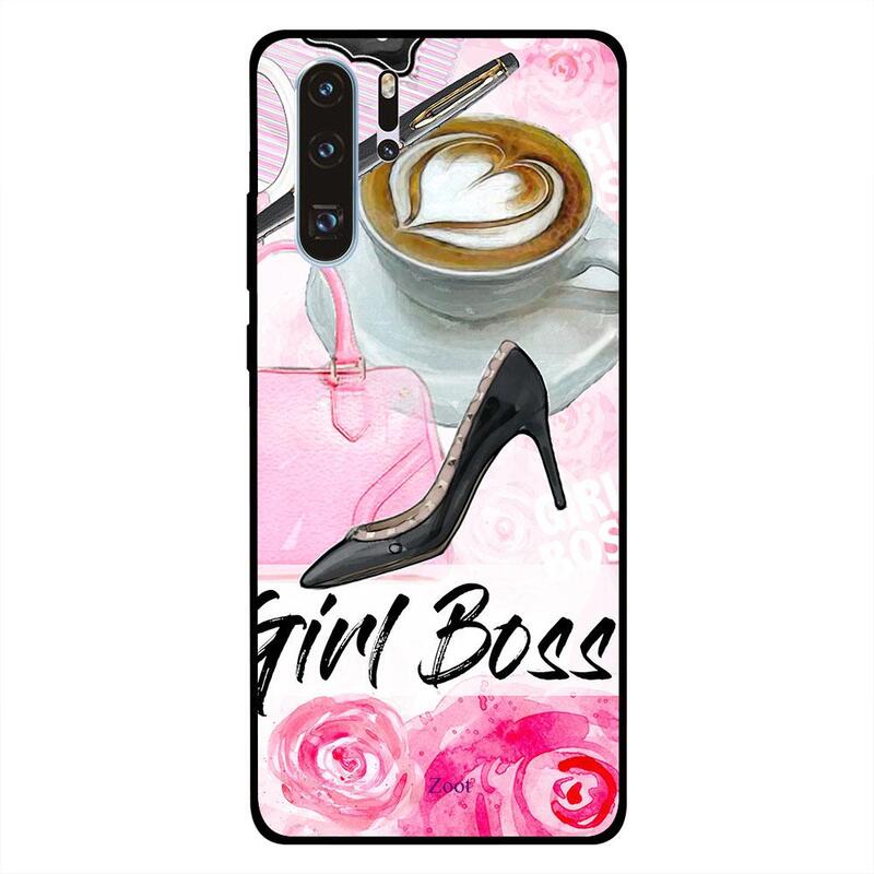 

Zoot Huawei P30 Pro Mobile Phone Back Cover, Girl Boss