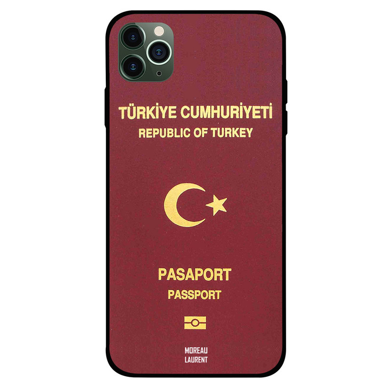 

Moreau Laurent Apple iPhone 11 Pro Mobile Phone Back Cover, Turkey Passport