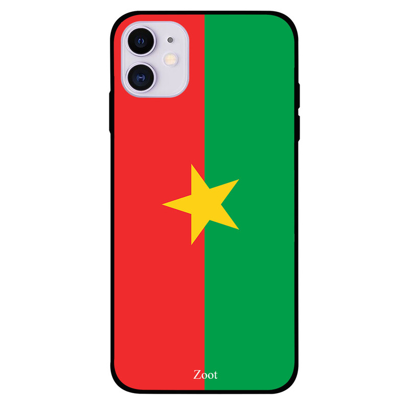 

Zoot Apple iPhone 11 Mobile Phone Back Cover, Burkina Flag