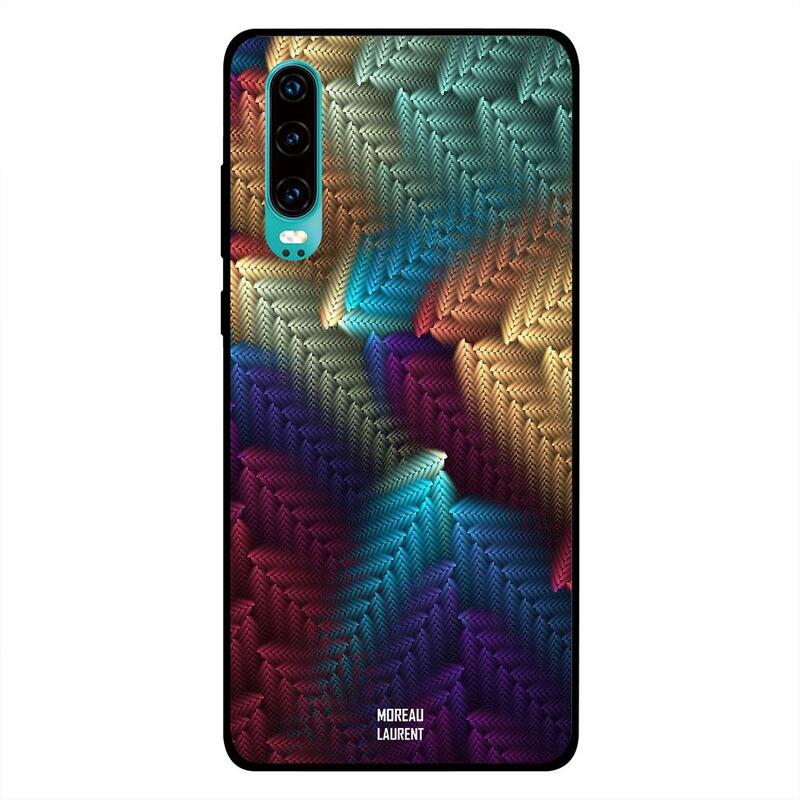 

Moreau Laurent Huawei P30 Mobile Phone Back Cover, Lights Like Leaf Pattern