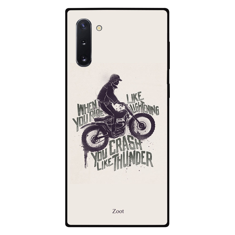 

Zoot Samsung Note 10 Mobile Phone Back Cover, Crash like Thunder