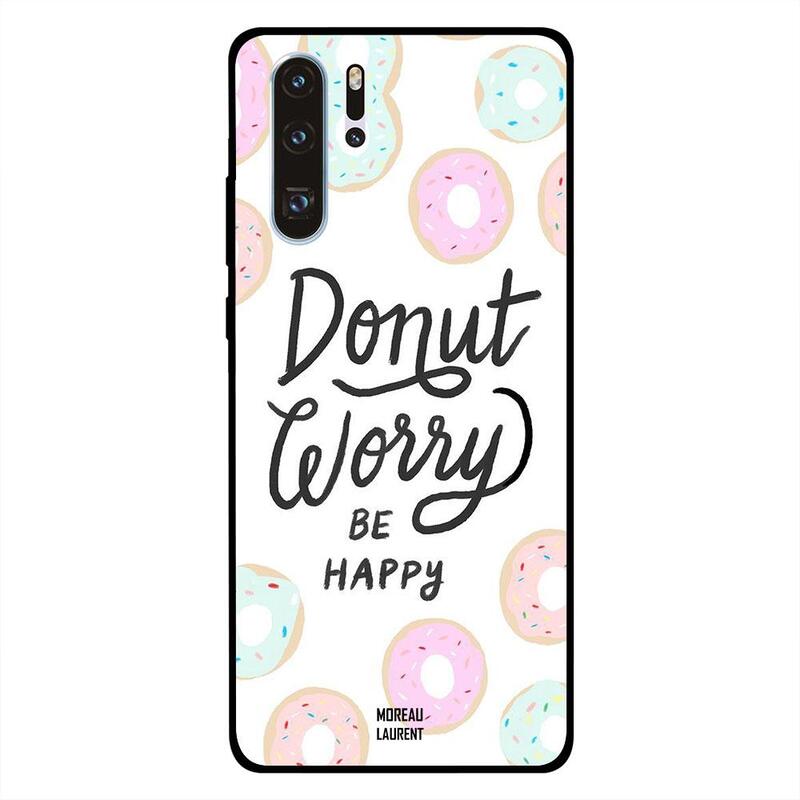 

Moreau Laurent Huawei P30 Pro Mobile Phone Back Cover, Donut Worry Be Happy