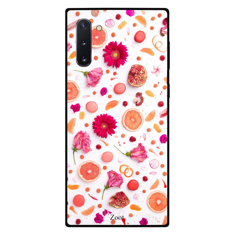 

Zoot Samsung Note 10 Mobile Phone Back Cover, Flowers Fruits