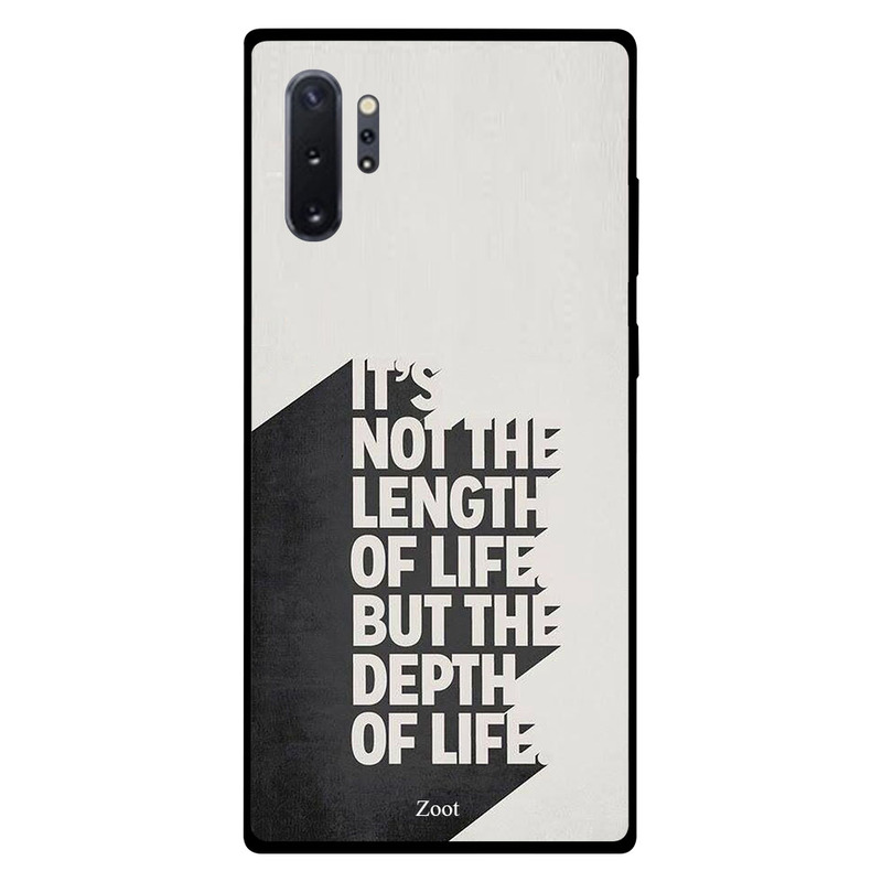 

Zoot Samsung Note Plus Mobile Phone Back Cover, It's Not The Length Of Life But The Depth Of Life