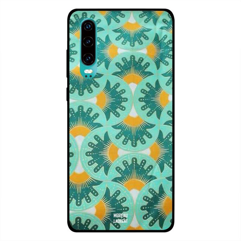 

Moreau Laurent Huawei P30 Mobile Phone Back Cover, Flower of Sun Shape Pattern