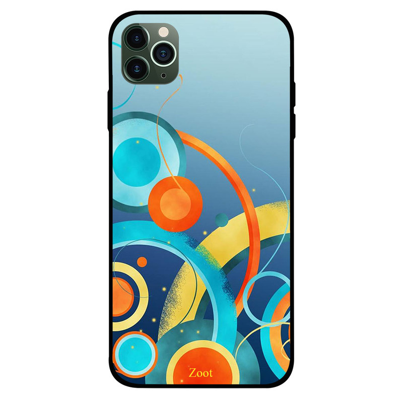 

Zoot Apple iPhone 11 Pro Max Mobile Phone Back Cover, Colorful Circles