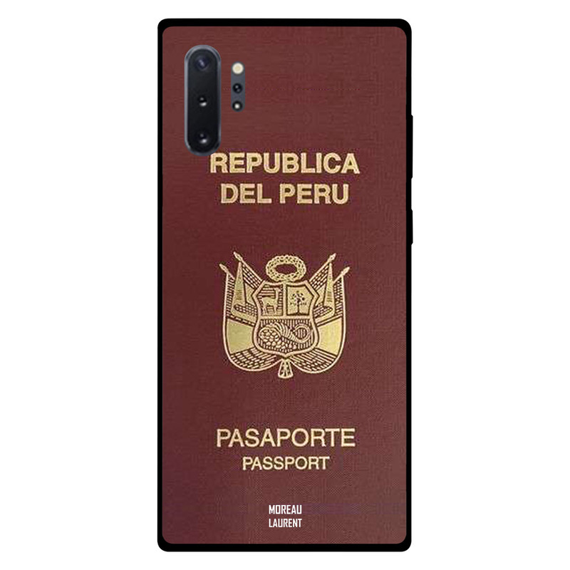 

Moreau Laurent Samsung Note Plus Mobile Phone Back Cover, Peru Passport