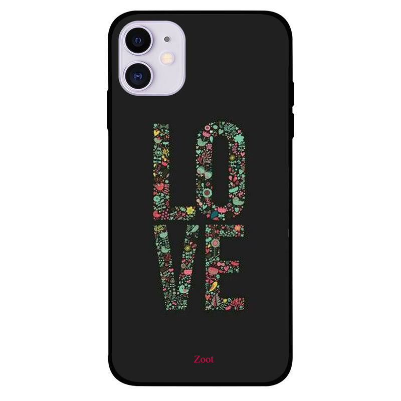 

Zoot Apple iPhone 11 Mobile Phone Back Cover, Love Flowers