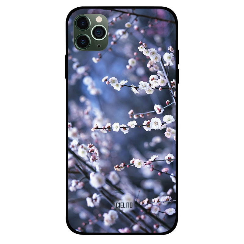 

Cielito Apple iPhone 11 Pro Mobile Phone Back Cover, White Small Florals