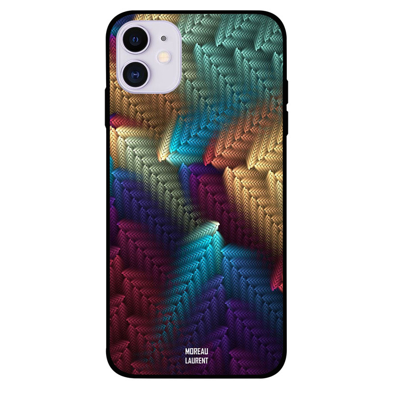 

Moreau Laurent Apple iPhone 11 Mobile Phone Back Cover, Lights Like Leaf Pattern