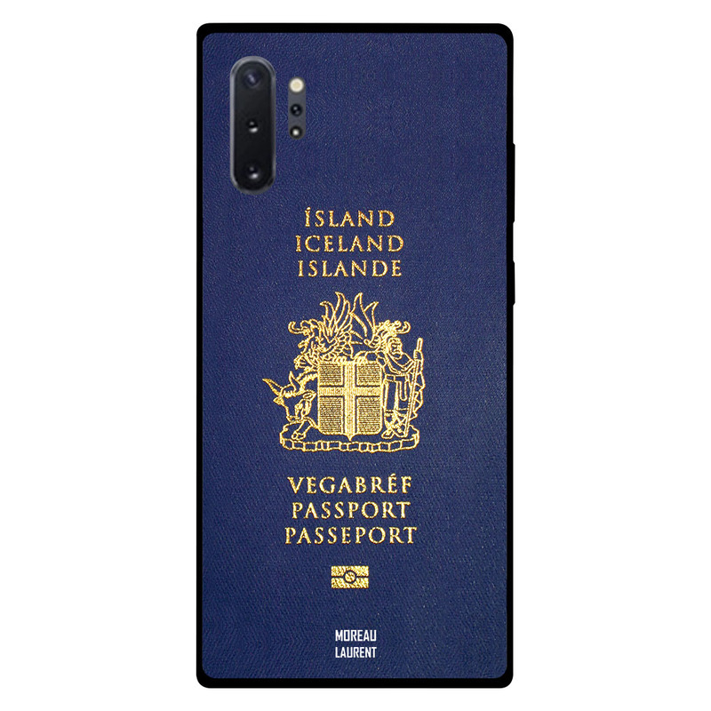 

Moreau Laurent Samsung Note Plus Mobile Phone Back Cover, Iceland Passport