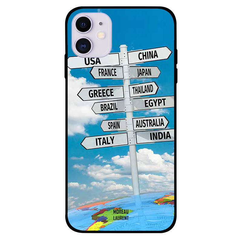 

Moreau Laurent Apple iPhone 11 Mobile Phone Back Cover, Travel & Expolre The World