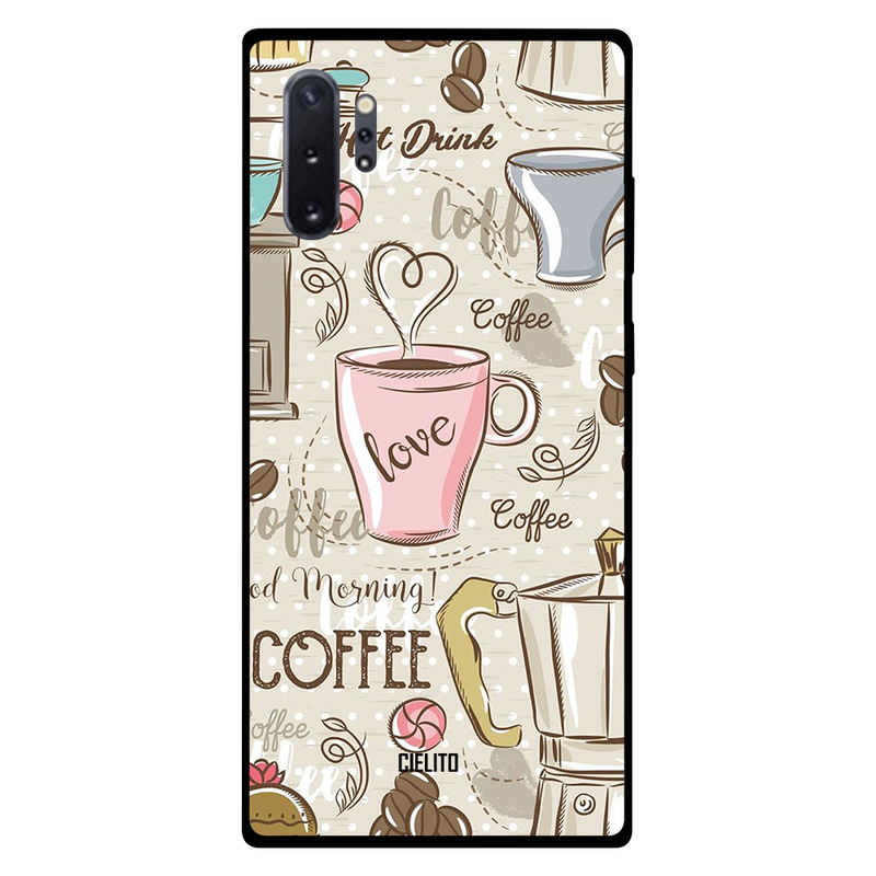 

Cielito Samsung Note Plus Mobile Phone Back Cover, Coffee Love