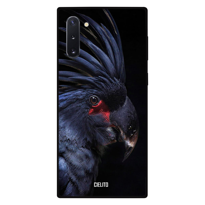 

Cielito Samsung Note 10 Mobile Phone Back Cover, Praslin Black Parrot