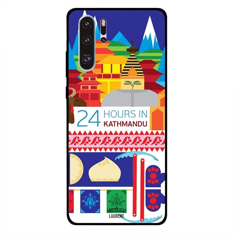 

Moreau Laurent Huawei P30 Pro Mobile Phone Back Cover, 24 Hours in Kathmandu