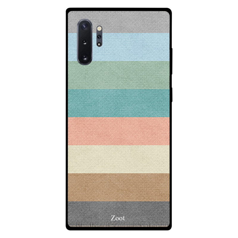 

Zoot Samsung Note Plus Mobile Phone Back Cover, Multi Color Cloth Pattern