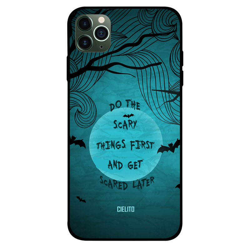 

Cielito Apple iPhone 11 Pro Mobile Phone Back Cover, Get Scared Later