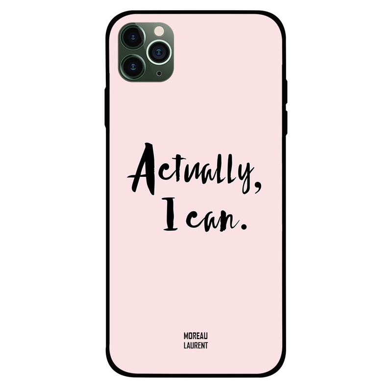 

Moreau Laurent Apple iPhone 11 Pro Mobile Phone Back Cover, Actually I Can