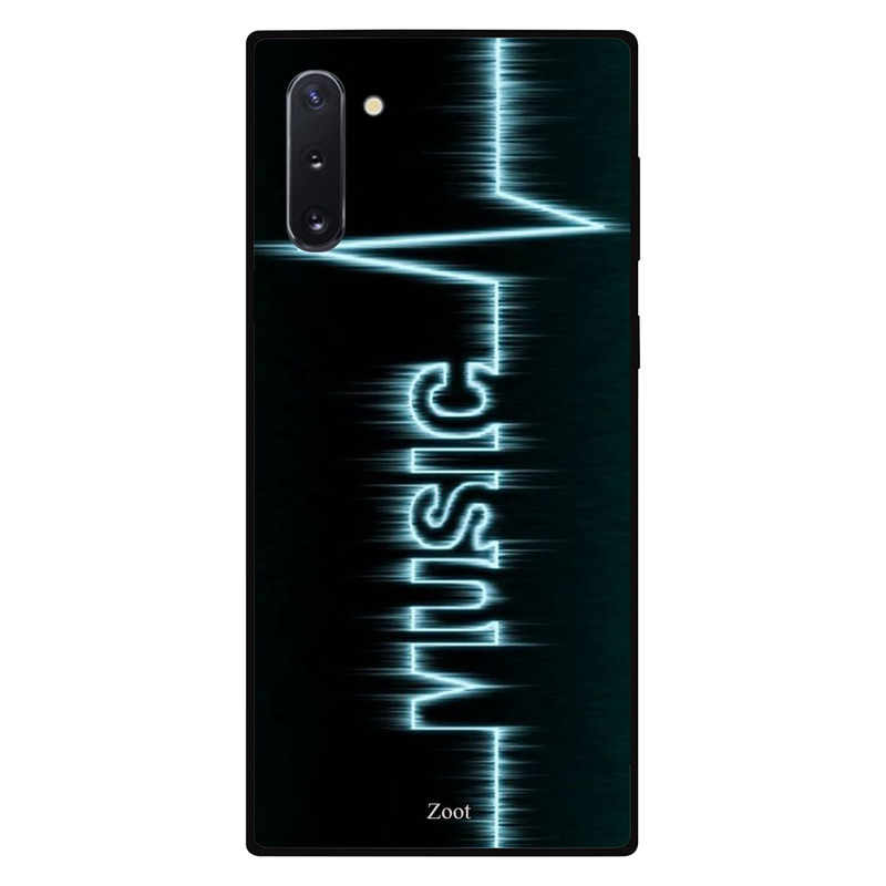 

Zoot Samsung Note 10 Mobile Phone Back Cover, Heartbeat Music