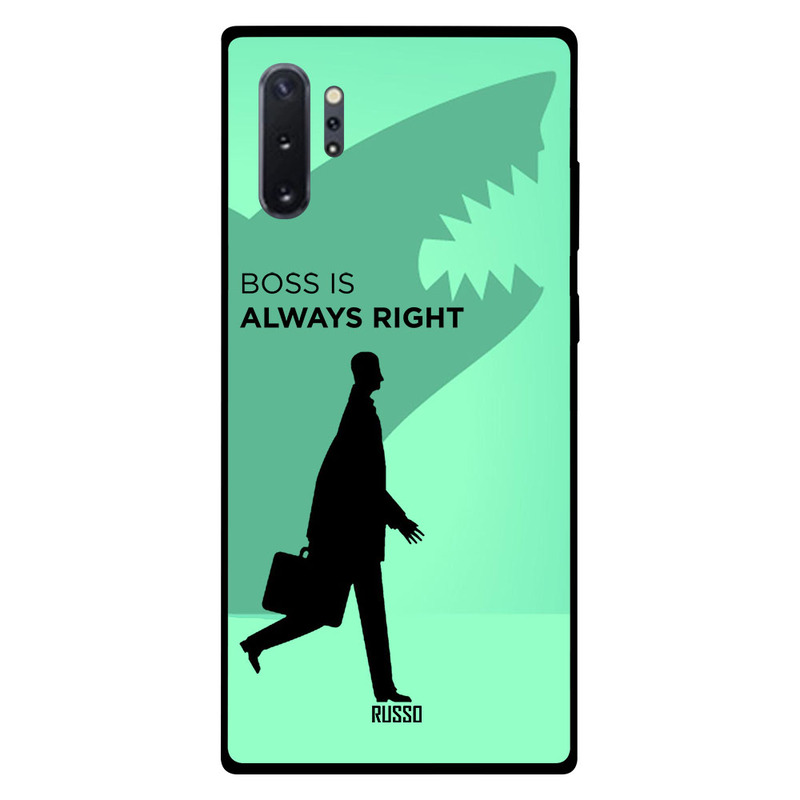 

Russo Samsung Note Plus Mobile Phone Back Cover, Boss Is Always Right