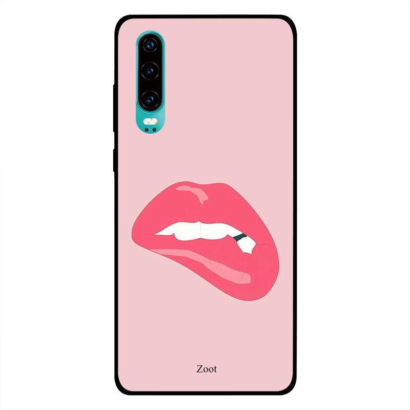 

Zoot Huawei P30 Mobile Phone Back Cover, Biting Lips