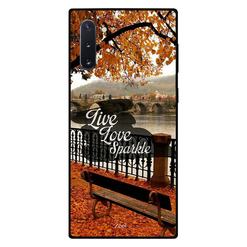

Zoot Samsung Note 10 Mobile Phone Back Cover, Live Love Sparkle