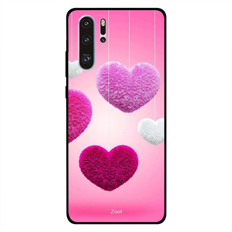 

Zoot Huawei P30 Pro Mobile Phone Back Cover, Colored Hearts