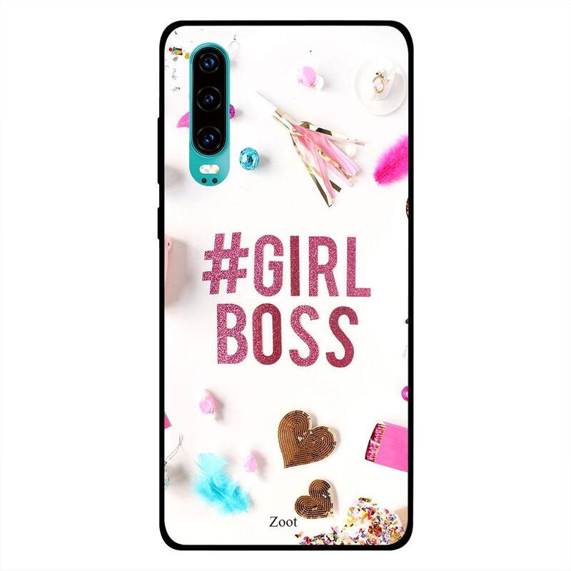

Zoot Huawei P30 Mobile Phone Back Cover, Girl Boss