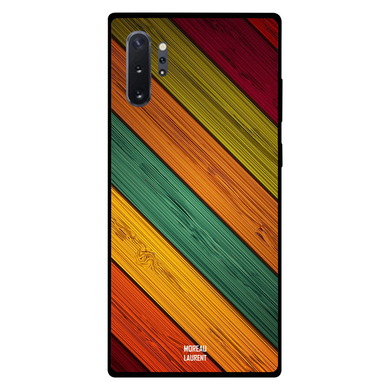 

Moreau Laurent Samsung Note Plus Mobile Phone Back Cover, Colorful Multicolor Cross Wooden Pattern