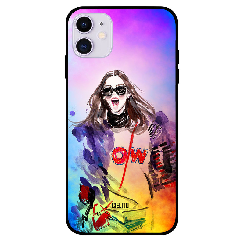 

Cielito Apple iPhone 11 Mobile Phone Back Cover, Wow Girl