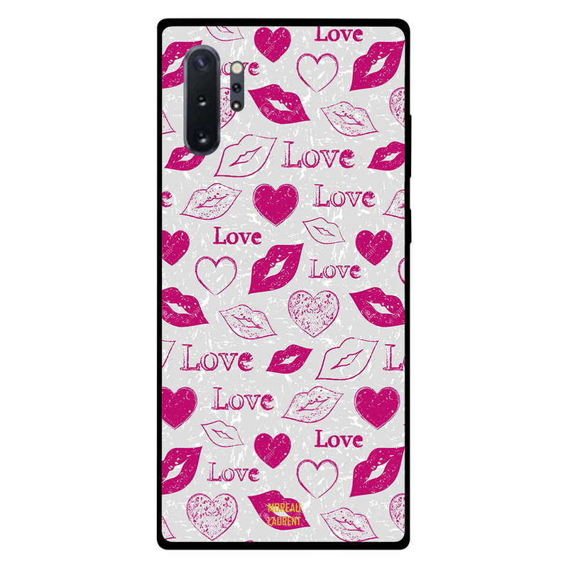 

Moreau Laurent Samsung Note Plus Mobile Phone Back Cover, Love and Lips Tags