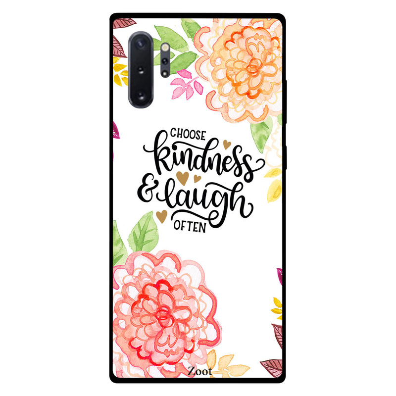

Zoot Samsung Note Plus Mobile Phone Back Cover, Choose Kindness & Laugh Often