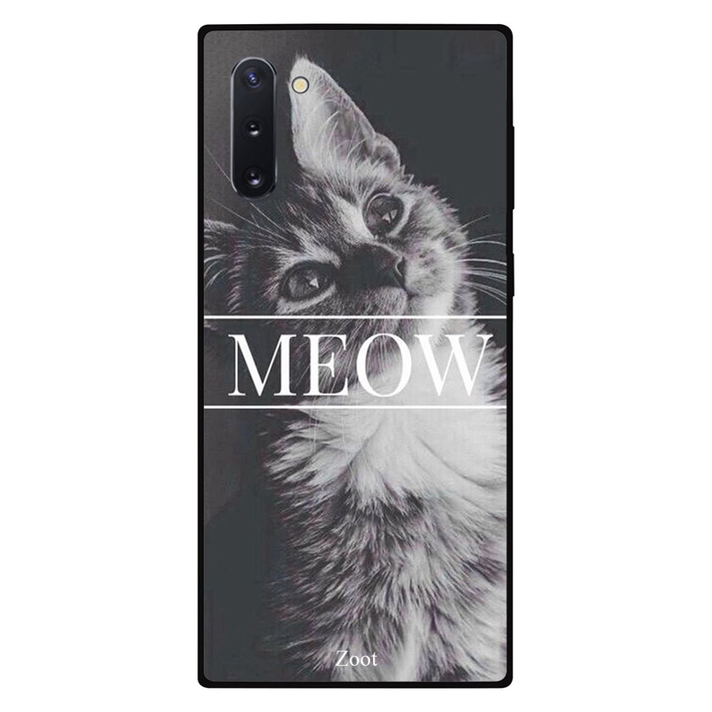 

Zoot Samsung Note 10 Mobile Phone Back Cover, Meow Cat