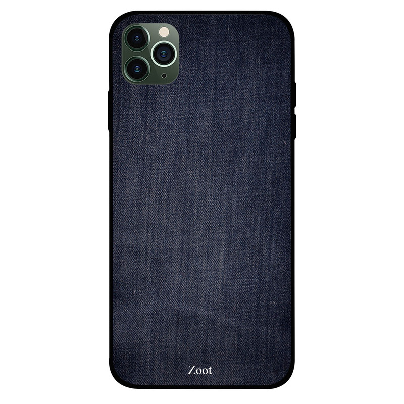 

Zoot Apple iPhone 11 Pro Max Mobile Phone Back Cover, Dark Blue Jeans Pattern
