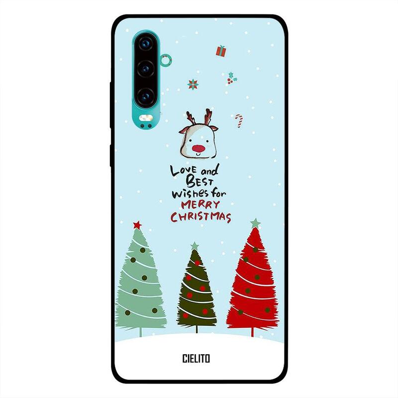 

Cielito Huawei P30 Mobile Phone Back Cover, Merry Christmas Wishes