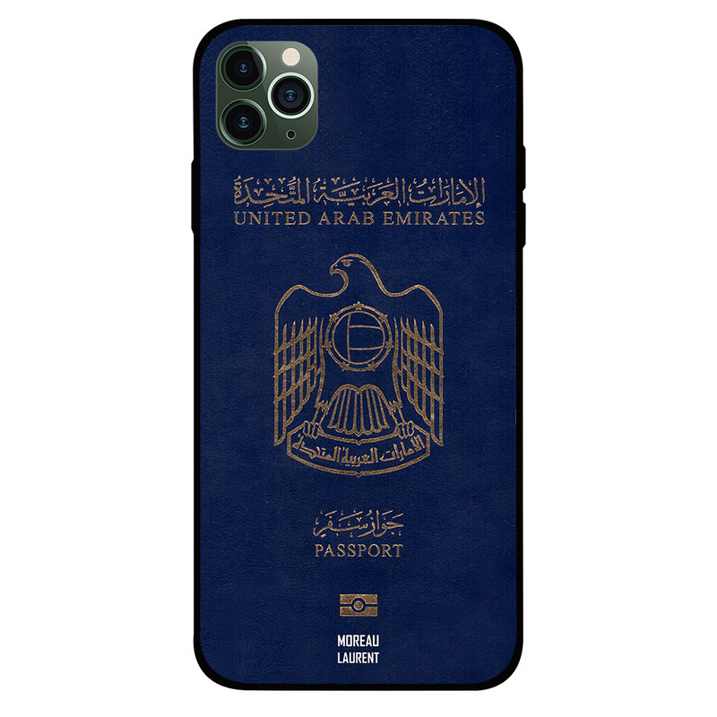 

Moreau Laurent Apple iPhone 11 Pro Max Mobile Phone Back Cover, United Arab Emirates Passport