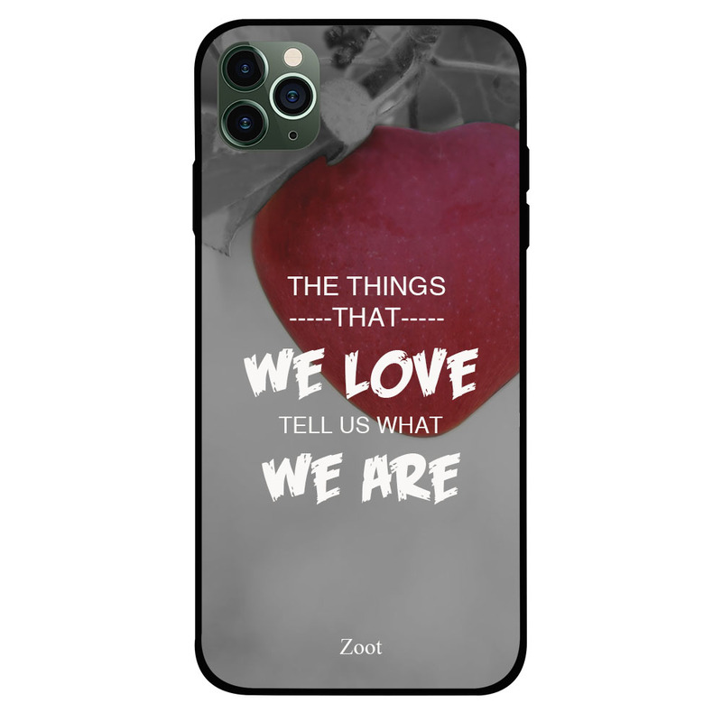 

Zoot Apple iPhone 11 Pro Max Mobile Phone Back Cover, We Love