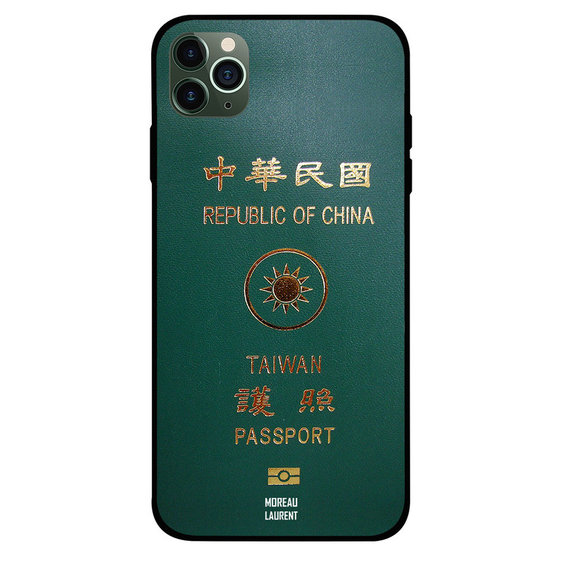 

Moreau Laurent Apple iPhone 11 Pro Mobile Phone Back Cover, Taiwan Passport