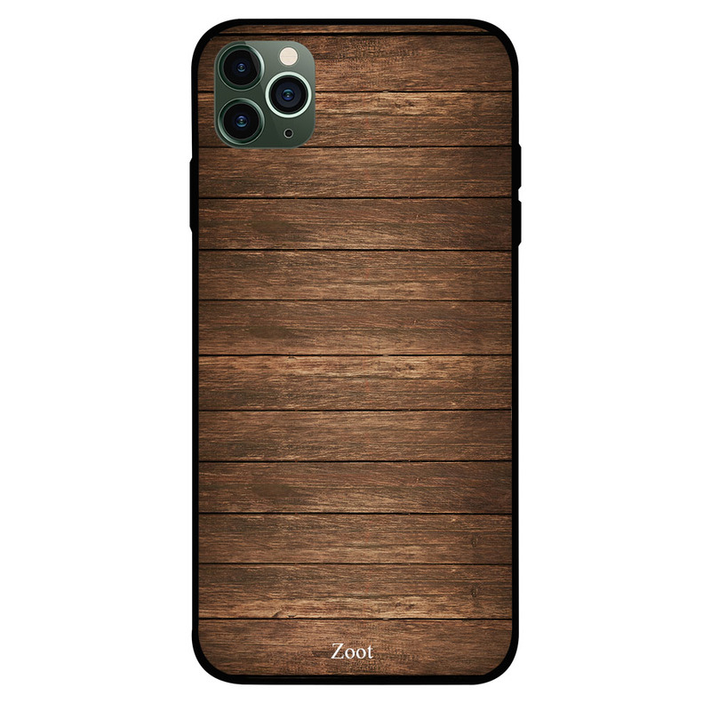 

Zoot Apple iPhone 11 Pro Mobile Phone Back Cover, Wooden Dark Brown