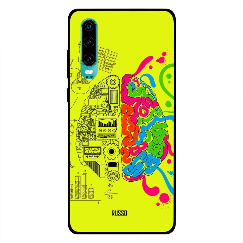 

Russo Huawei P30 Mobile Phone Back Cover, Artistic Girl