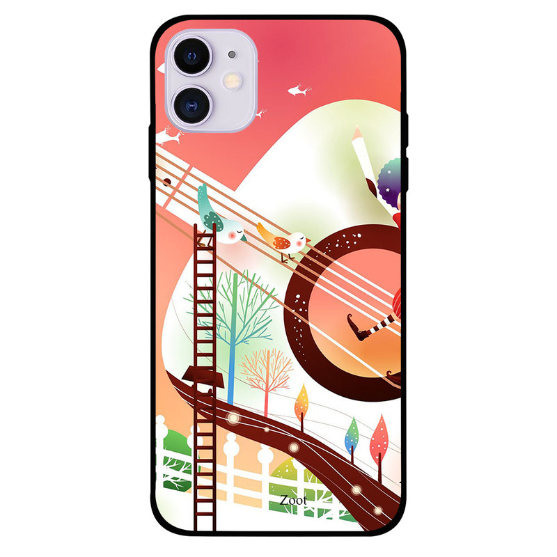 

Zoot Apple iPhone 11 Mobile Phone Back Cover, Musically