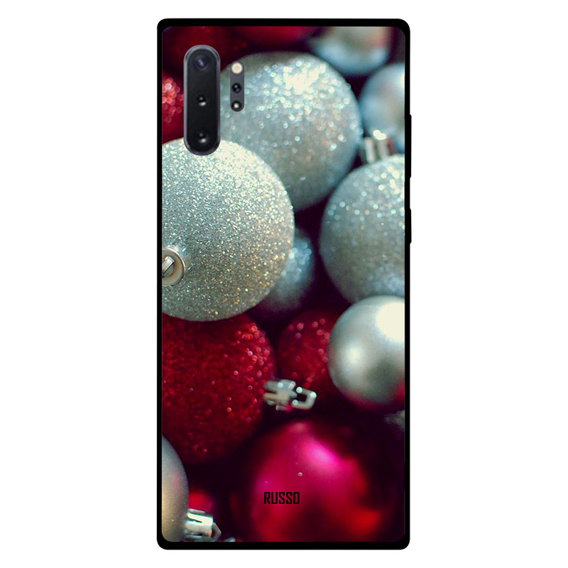 

Russo Samsung Note Plus Mobile Phone Back Cover, Christmas Balls