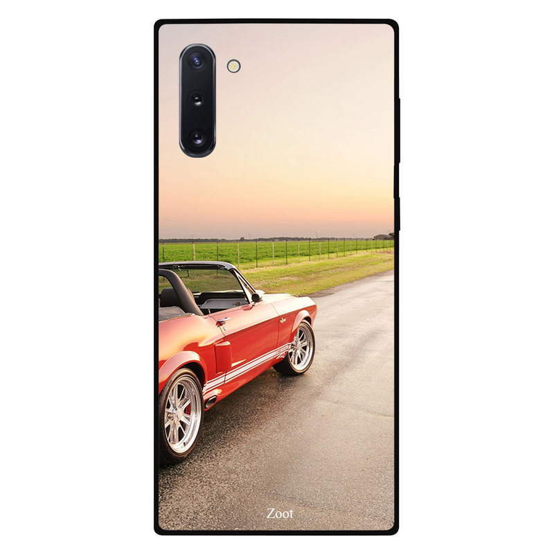 

Zoot Samsung Note 10 Mobile Phone Back Cover, Red Open Top Car